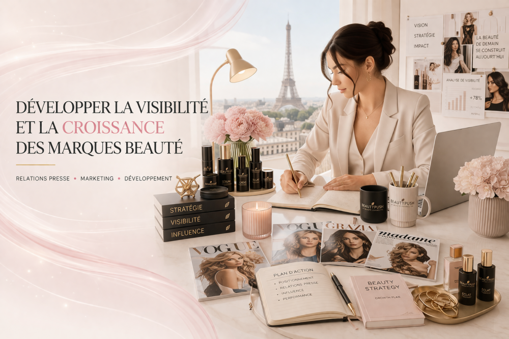 Ce que je fais concrètement - Relations Presse & Stratégie Croissance Marques Beauté